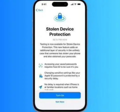 信宜苹果授权维修店分享被盗设备保护功能开启方法 