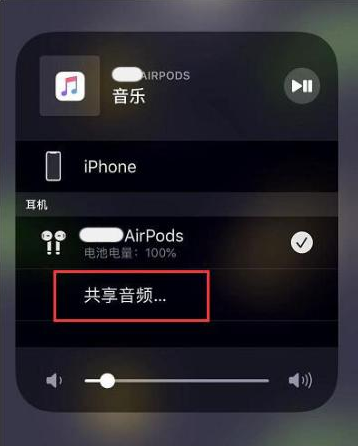 信宜苹果14音频维修点分享iPhone14音频共享设置方法 