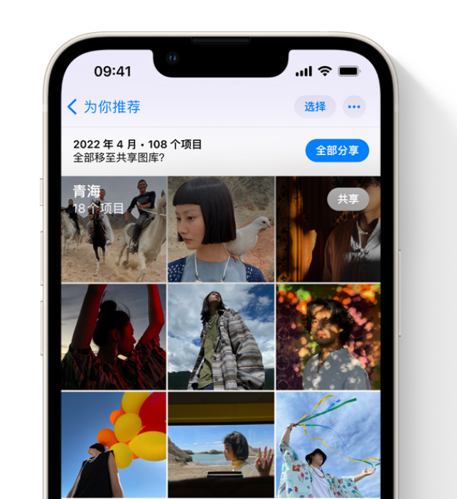 信宜苹果维修网点分享在 iPhone 上使用共享图库 