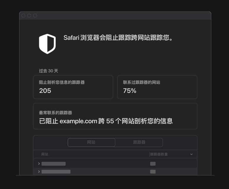 信宜苹果手机维修分享如何在 Safari 浏览器中查看和打开隐私报告 
